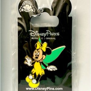 Authentic Disney Minnie as Tink Pin New in package!